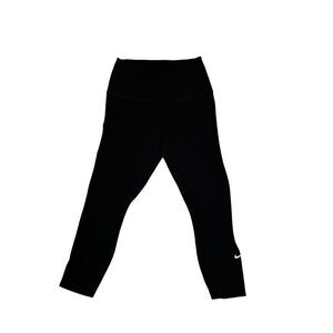 Nike dri-fit black capris leggings workout pants active athletic gym size small
